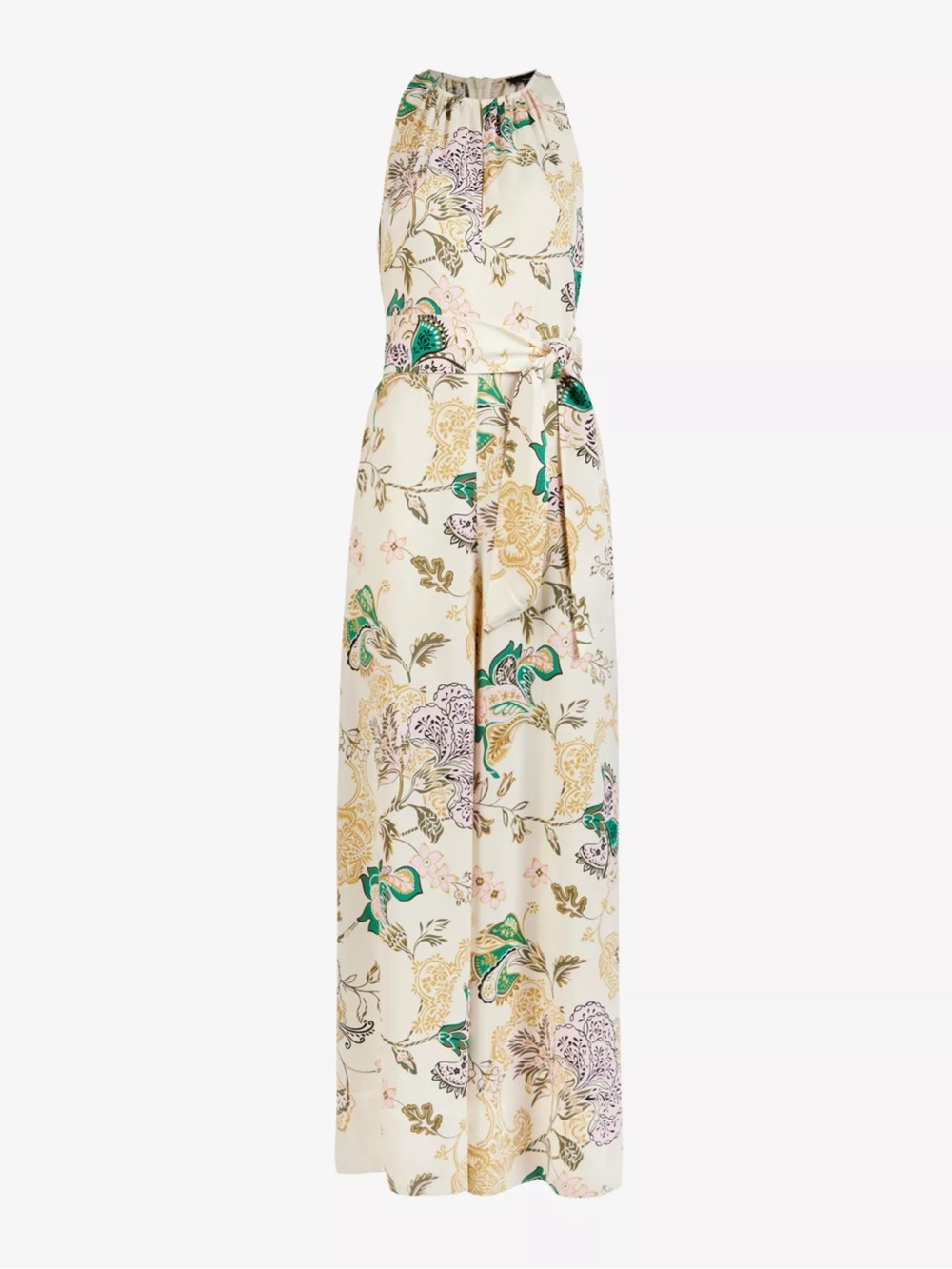 Me and Em Grand Paisley printed wide-leg satin jumpsuit in EUC - Picture 2 of 6